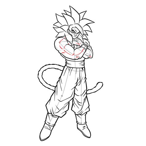 how to draw goku super saiyan.